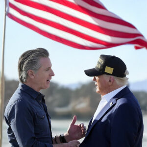 California Gov Hugs Trump Gold Dark MAGA 45 47 Hat 9 California Gov Hugs Trump Gold Dark MAGA 45 47 Hat
