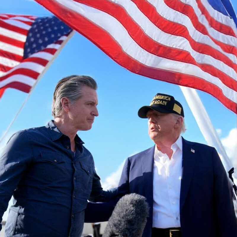 California Gov Hugs Trump Gold Dark MAGA 45 47 Hat 12 California Gov Hugs Trump Gold Dark MAGA 45 47 Hat
