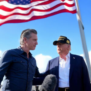 California - Trump Black MAGA 45 47 Hat