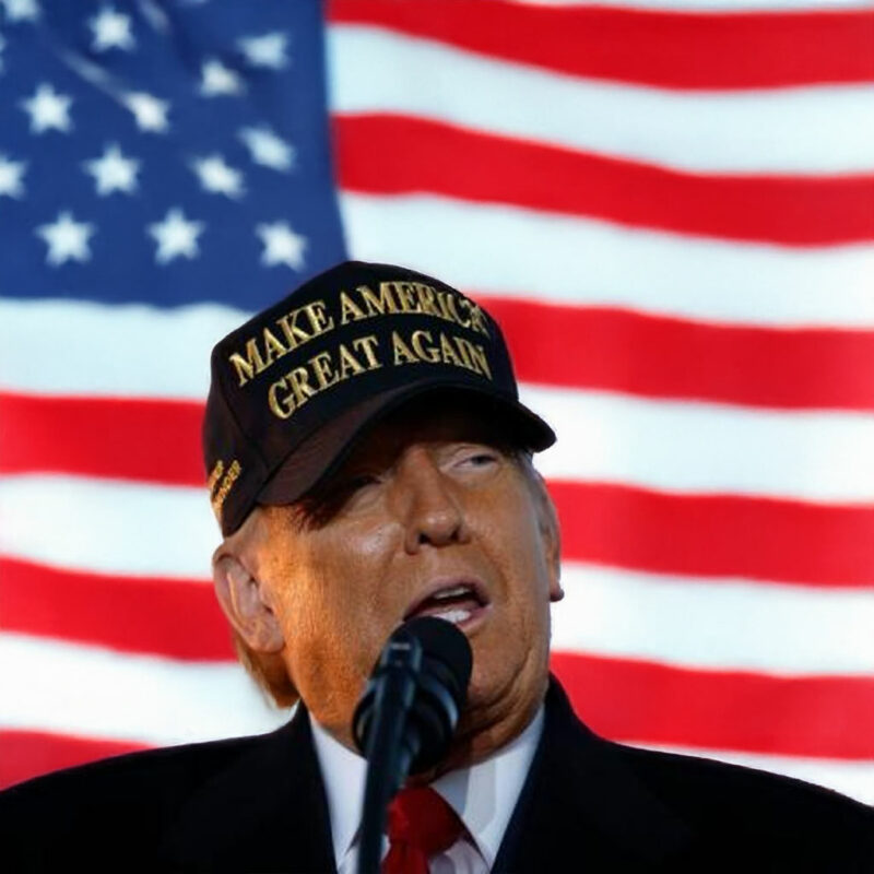 Gold Dark MAGA Hat 14 Gold Dark MAGA Hat