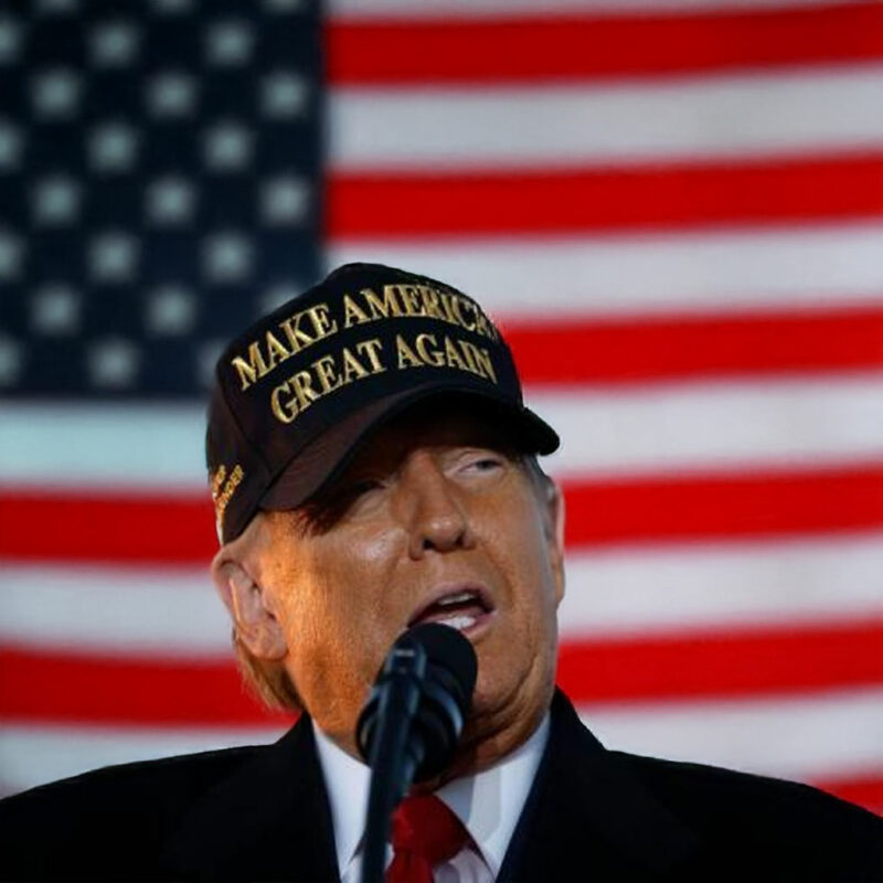Hollywood Trump Gold Dark MAGA Hat 17 Hollywood Trump Gold Dark MAGA Hat