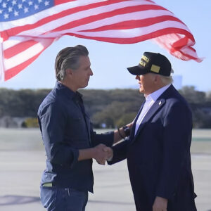 California Trump Gold Dark MAGA Hat 11 Trump embraces Newsom Gold Dark MAGA Hat