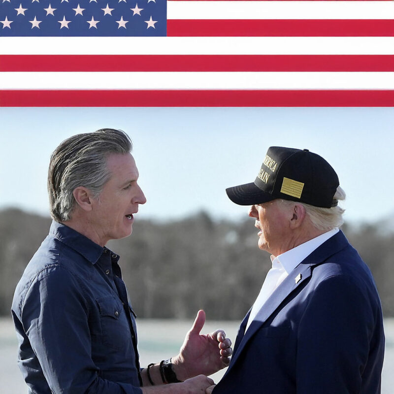 Trump tells Newsom - Gold Dark MAGA 45 47 Hat 13 Trump tells Newsom - Gold Dark MAGA 45 47 Hat