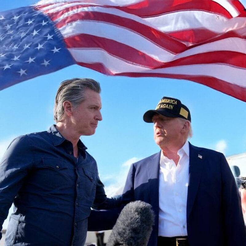 Trump tells Newsom - Gold Dark MAGA 45 47 Hat 11 Trump tells Newsom - Gold Dark MAGA 45 47 Hat