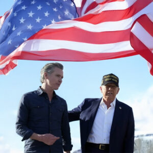 Trump tours wildfire damage in LA - Gold Dark MAGA 45 47 Hat