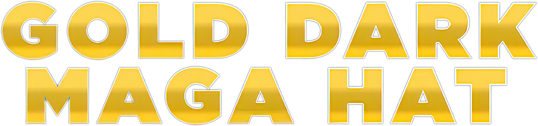 Gold Dark MAGA Hat