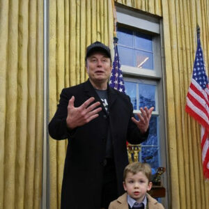 Dark MAGA 45 47 Hat Elon Musk