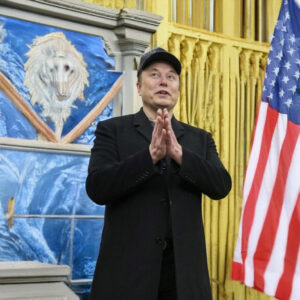 Elon Musk's Black MAGA 45-47 Hat