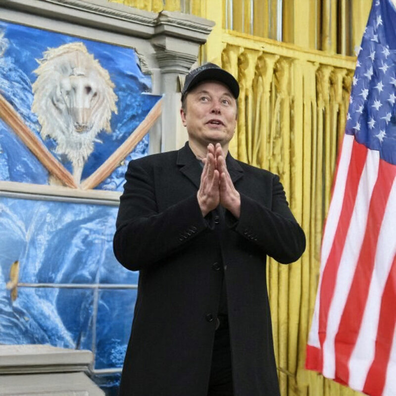 Elon Musk's Black MAGA 45-47 Hat 9 Elon Musk's Black MAGA 45-47 Hat